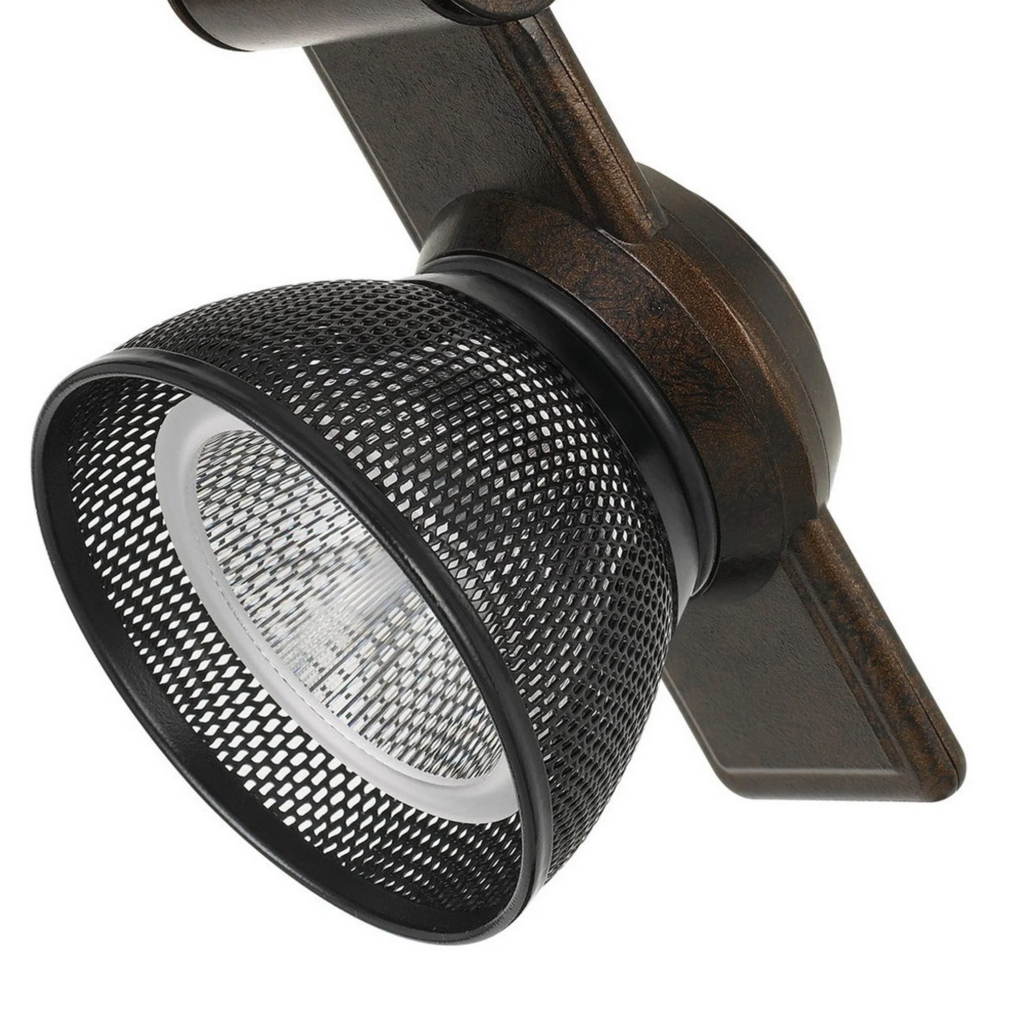 12W Integrated LED Metal Track Light with Mesh Head (Bronze & Black)