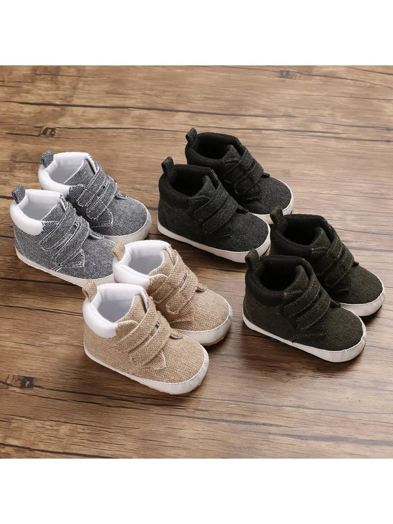 4 Colors Winter Stylish Baby Boy Solid Color Ankle Shoes