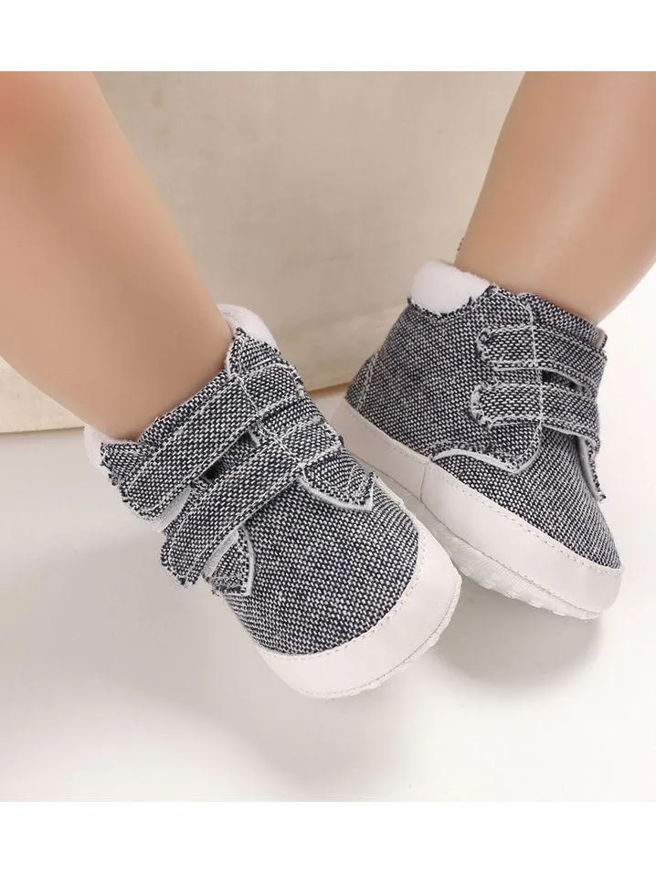 4 Colors Winter Stylish Baby Boy Solid Color Ankle Shoes