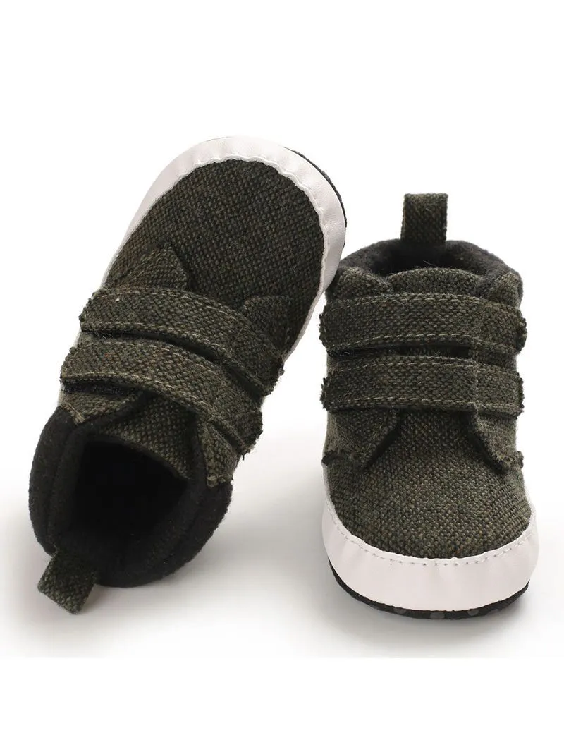 4 Colors Winter Stylish Baby Boy Solid Color Ankle Shoes