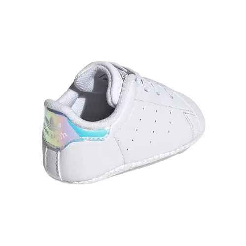 Adidas Stan Smith Crib Crib-Girls Originals Shoes White/Silver Cg6543