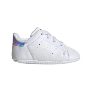 Adidas Stan Smith Crib Crib-Girls Originals Shoes White/Silver Cg6543