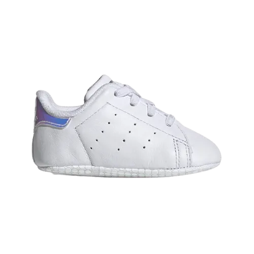 Adidas Stan Smith Crib Crib-Girls Originals Shoes White/Silver Cg6543