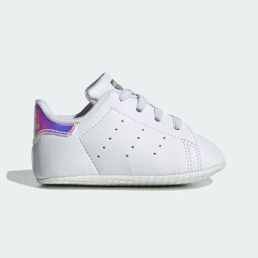 Adidas Stan Smith Crib Infant-Unisex Original Shoes White/Metallic