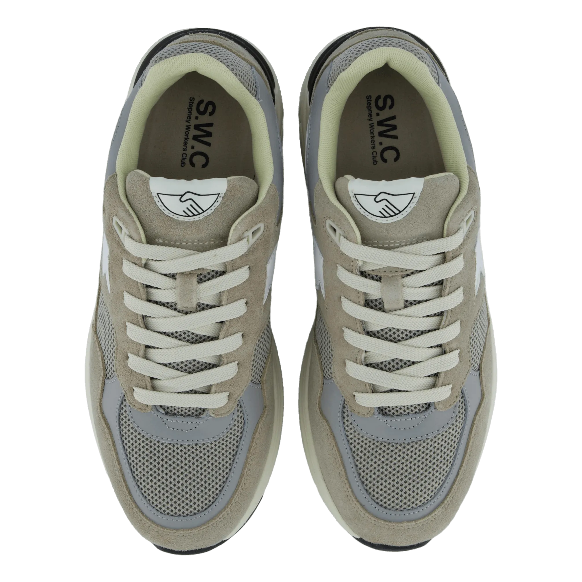 Amiel S-strike Suede Mix Light Grey