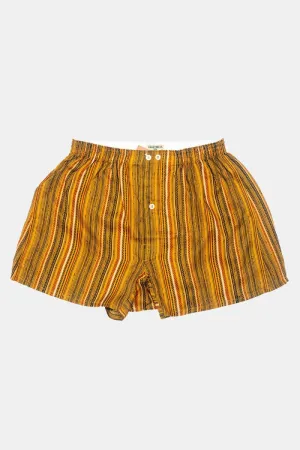 Anonymous Ism African Stripes Boxers (Mustard)