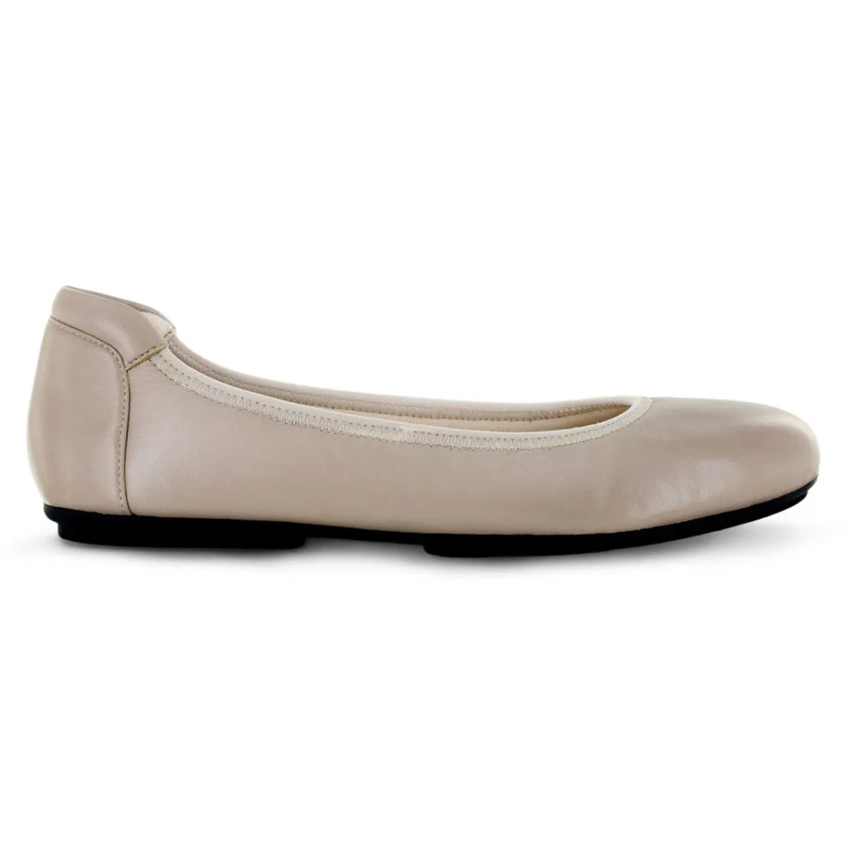 Apex Bf110w Ballet Flat Women's Casual Shoe In Beige