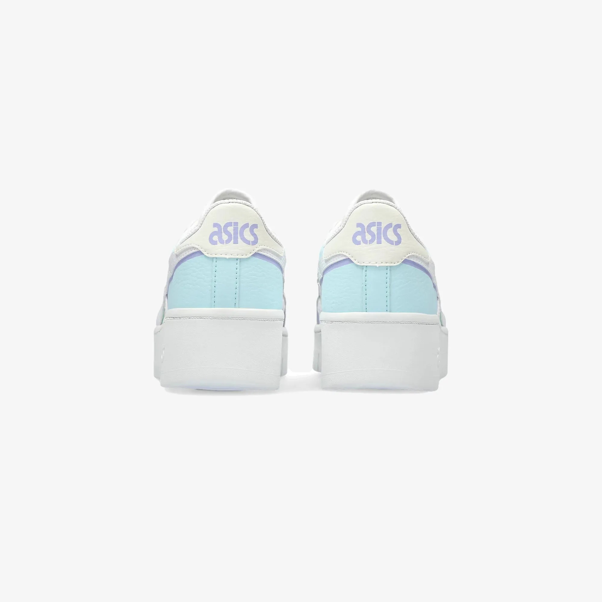 Asics | WMN'S JAPAN S PF  { WHITE/AQUAMARINE