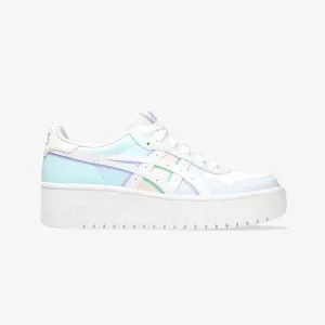 Asics | WMN'S JAPAN S PF  { WHITE/AQUAMARINE