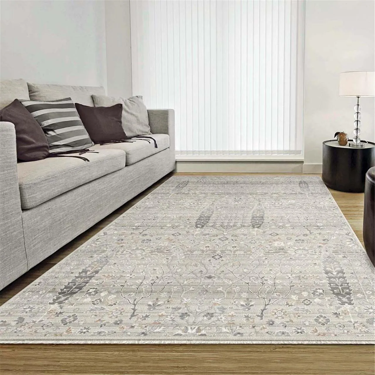 Aurora Vintage Grey Rug-8204