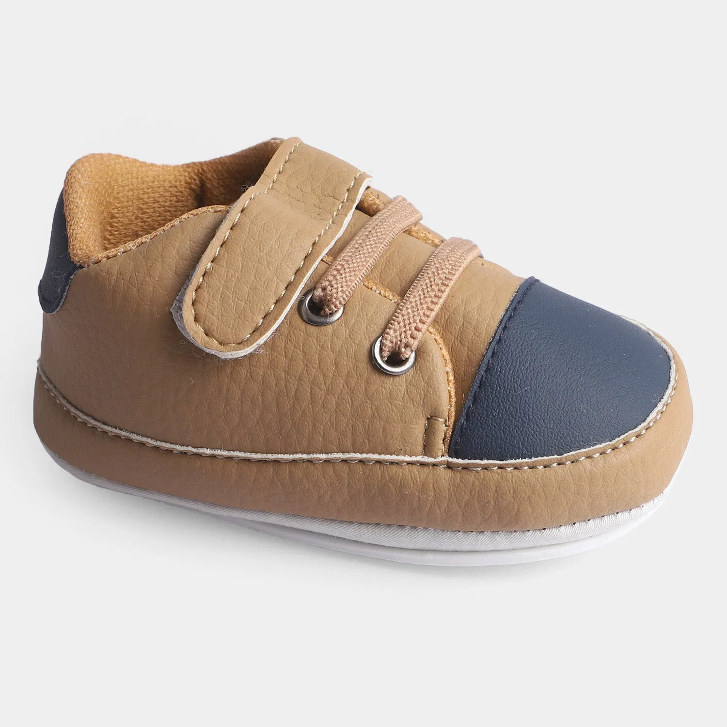 Baby Boy Shoes 1904-Beige/Navy