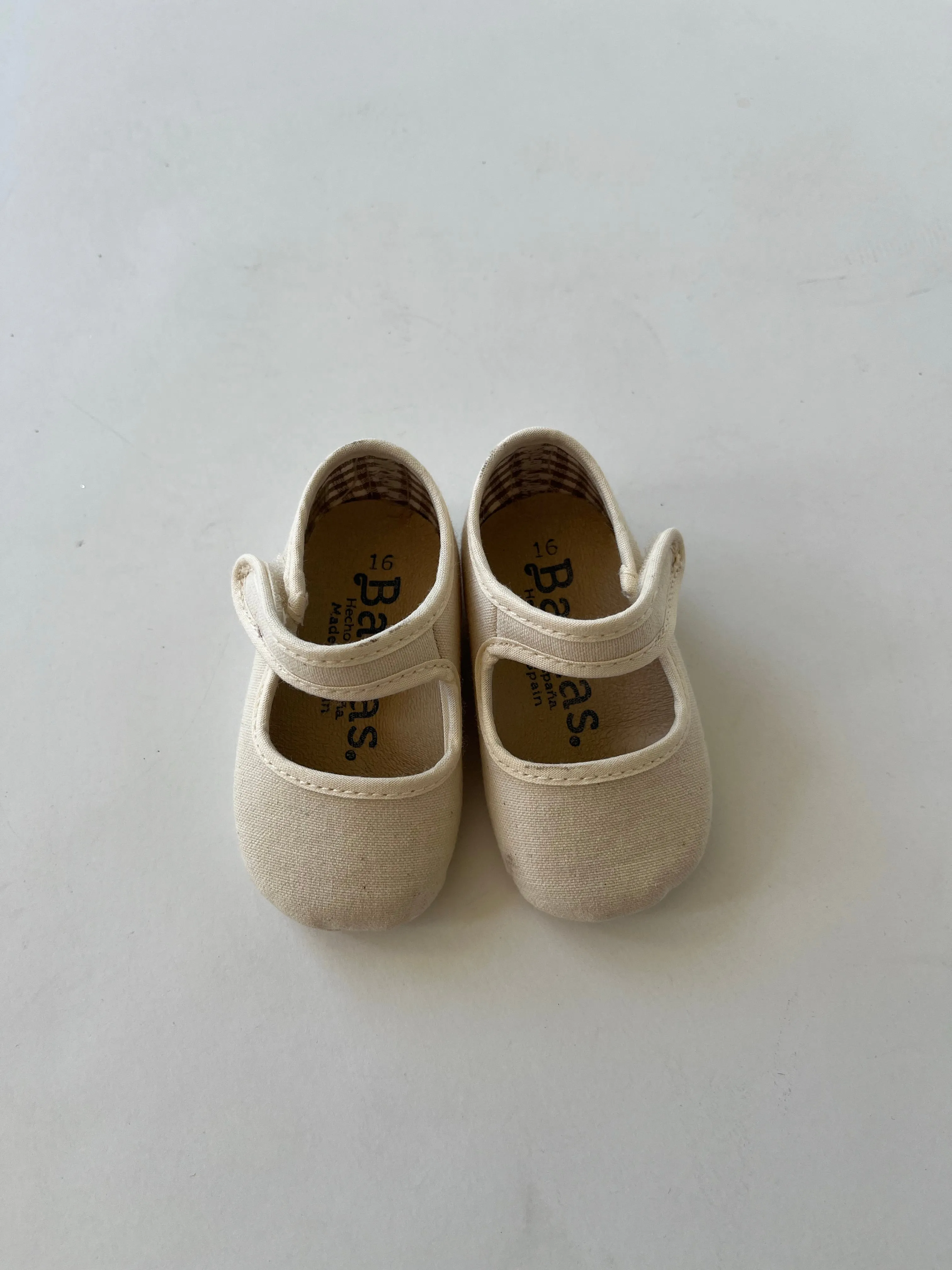 Baby canvas mary janes