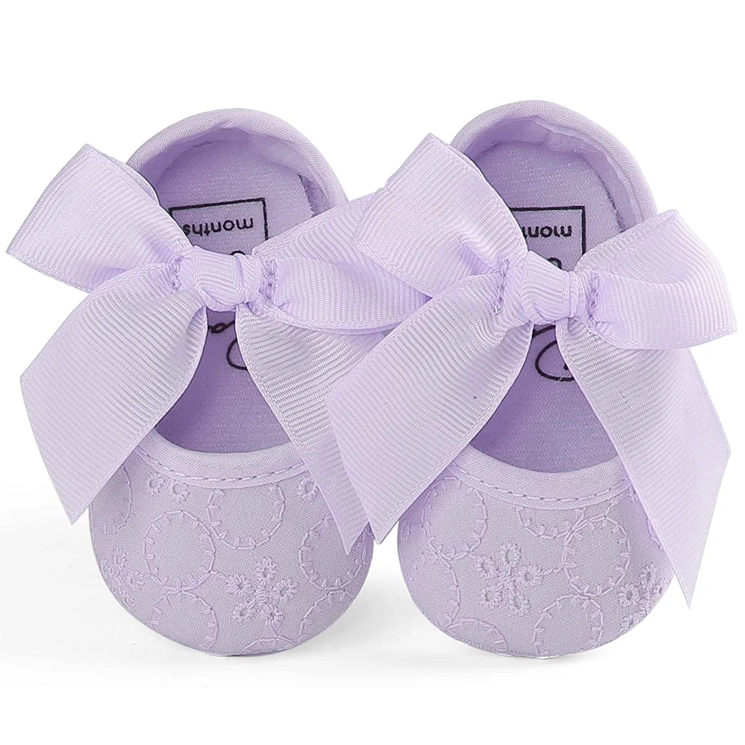 Baby Girls Princess Bowknot Soft Sole Cloth Crib Shoes Sneaker