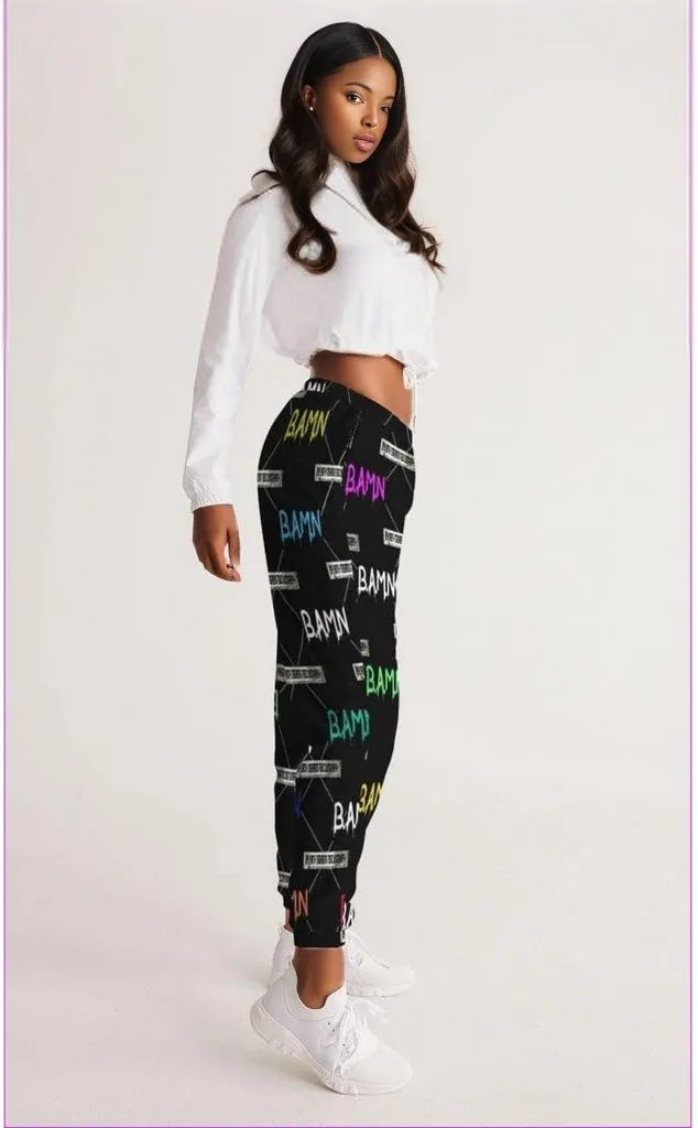 B.A.M.N in Color  Womens Track Pants