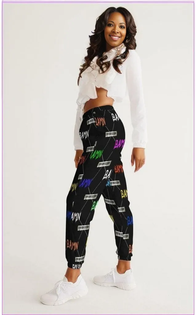 B.A.M.N in Color  Womens Track Pants