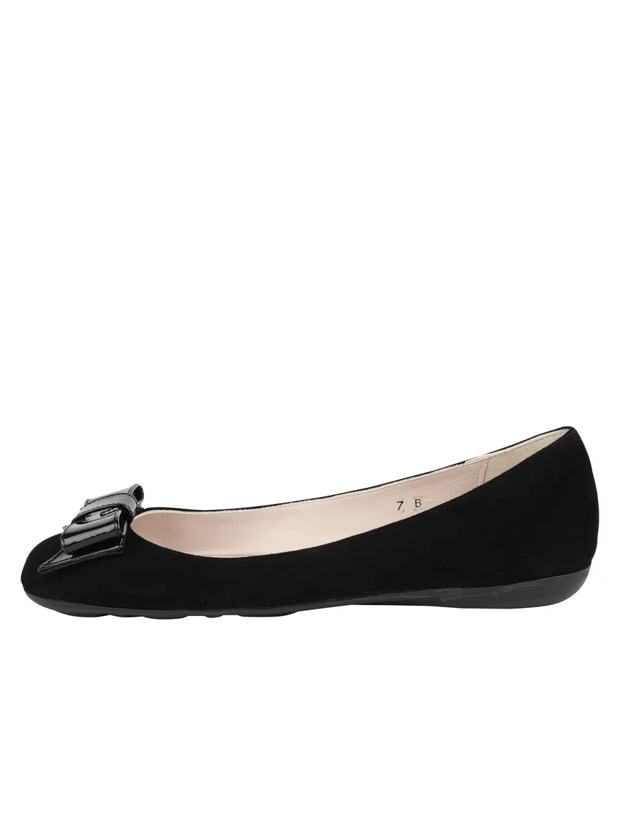 Bass Suede Ballet Flat