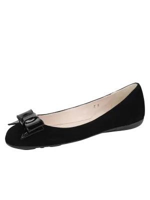 Bass Suede Ballet Flat