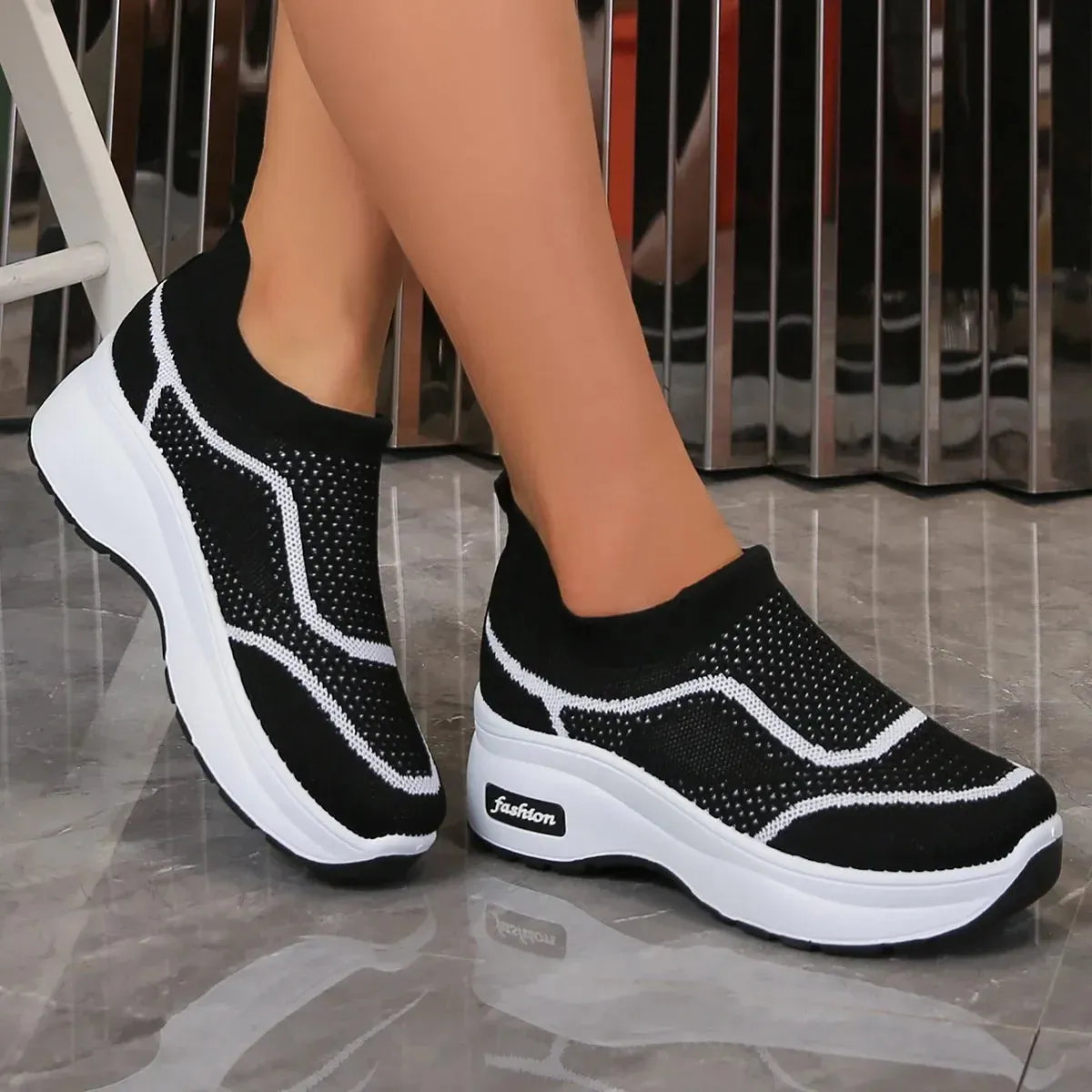 Beatrix - Stylish Slip-On Running Sneakers for Women