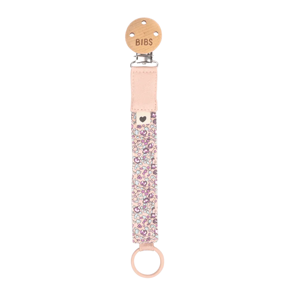 BIBS: BIBS x LIBERTY Pacifier Clip - Eloise Blush