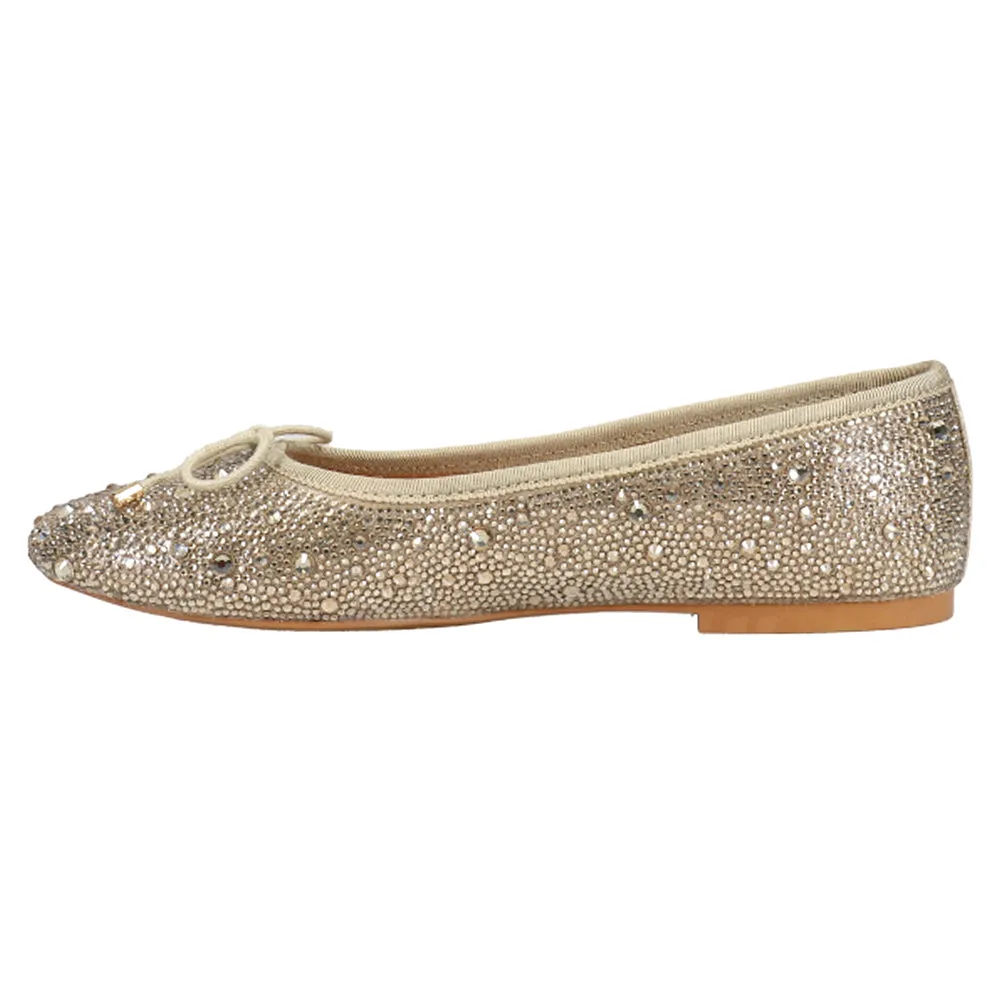 Blossoms Rhinestone Ballet Flats