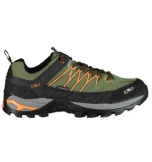 Bota de montaña CMP RIGEL LOW TREKKING SHOES WP (GREY-FLAME) Men