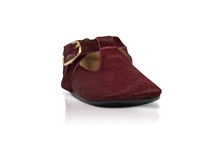 Burgundy Mary Janes