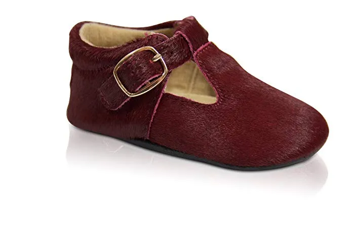 Burgundy Mary Janes