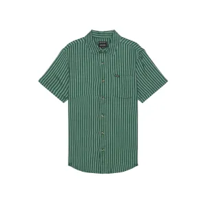 Charter Stripe S/S Woven Shirt Trekking Green/Chinois