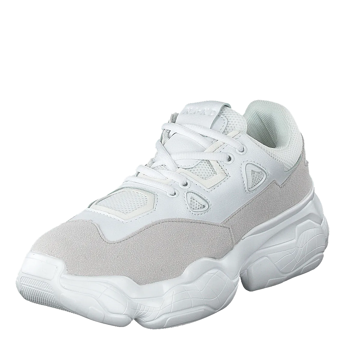 Chunky Graphic Sole Trainers White