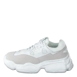 Chunky Graphic Sole Trainers White