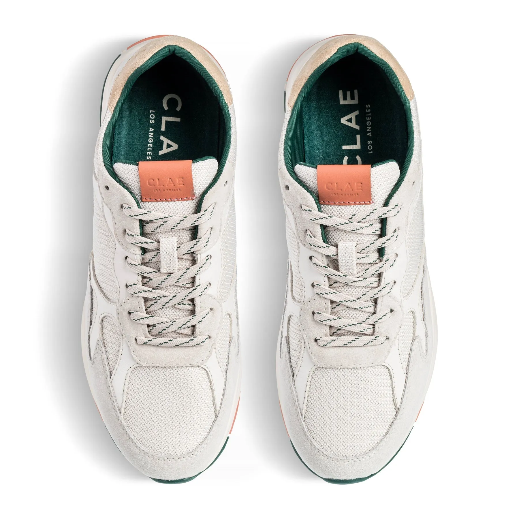 Clae Zuma in Off-White Trekking Green Sunset