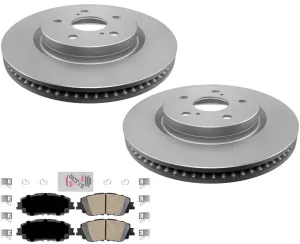 Coated Disc Brake Rotors Ceramic Pads For Lexus UX200 UX250h 2022-2023