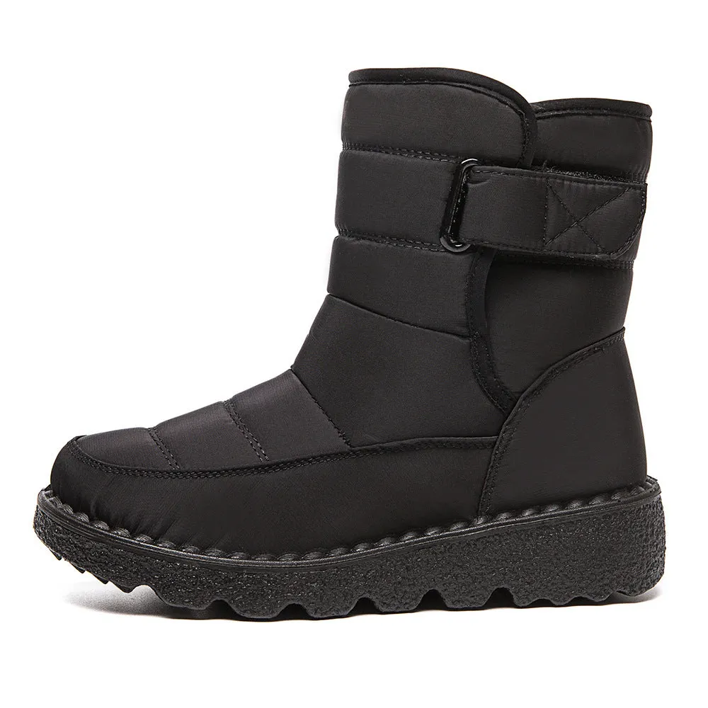 Damen Schneestiefel Winterstiefel Warm Gefütterte Schnürstiefel Winterschuhe Outdoor Rutschfest Stiefel Stiefeletten