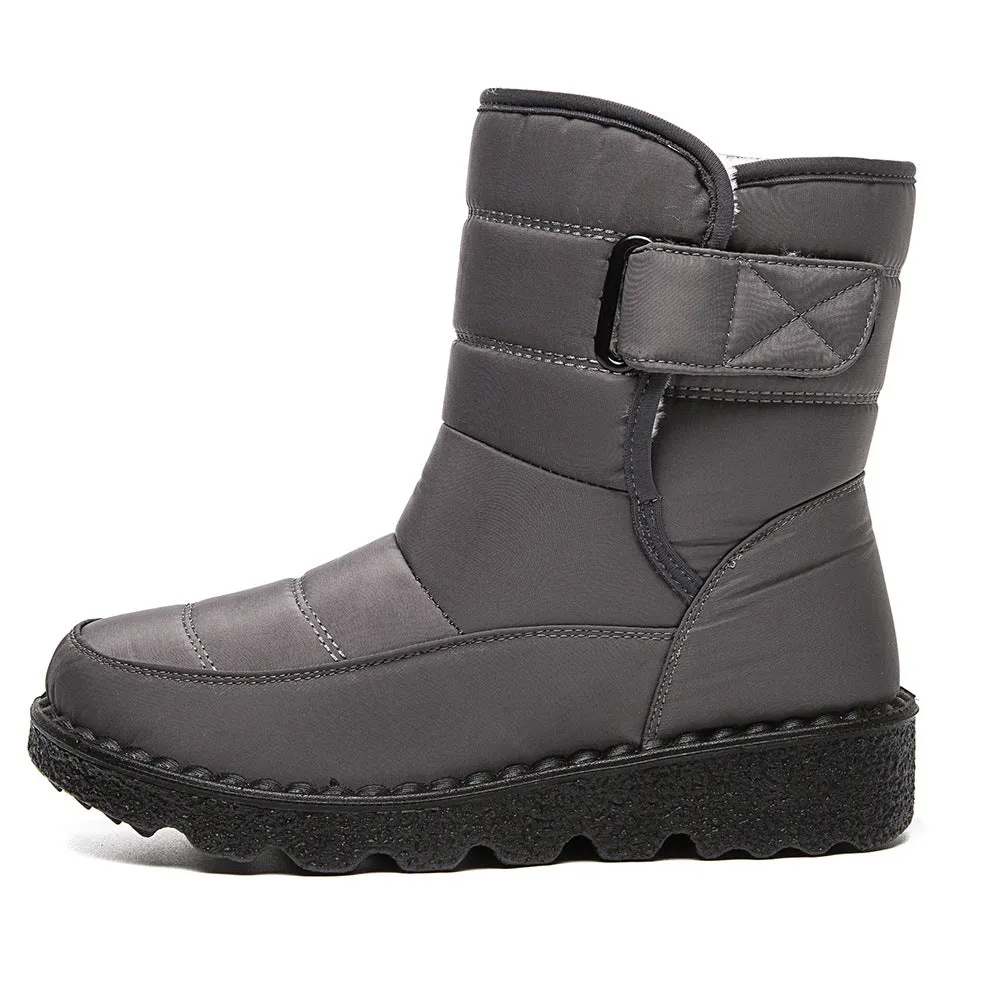 Damen Schneestiefel Winterstiefel Warm Gefütterte Schnürstiefel Winterschuhe Outdoor Rutschfest Stiefel Stiefeletten