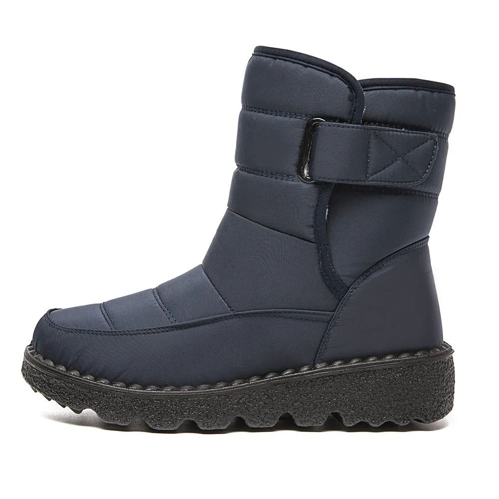 Damen Schneestiefel Winterstiefel Warm Gefütterte Schnürstiefel Winterschuhe Outdoor Rutschfest Stiefel Stiefeletten