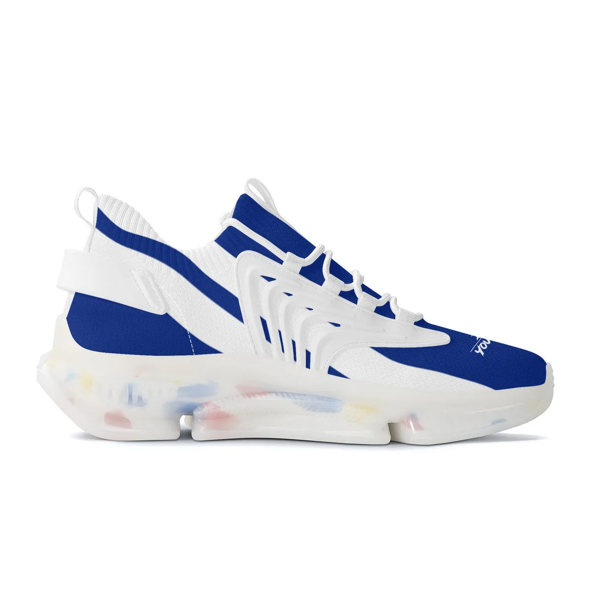 DCYG X2 Royal Blue  & White , Air Max React Sneakers - White