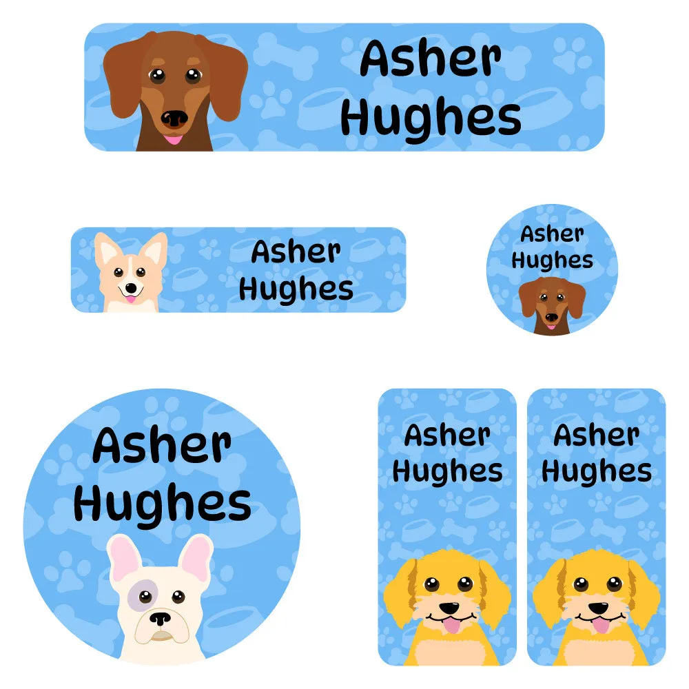 Dogs Kindergarten Labels Pack