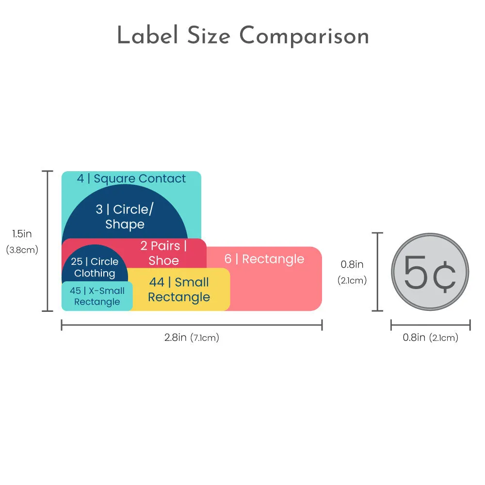 Dots Mega Daycare Labels Pack