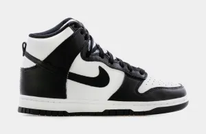 Dunk High Womens Lifestyle Shoes (Black/White)