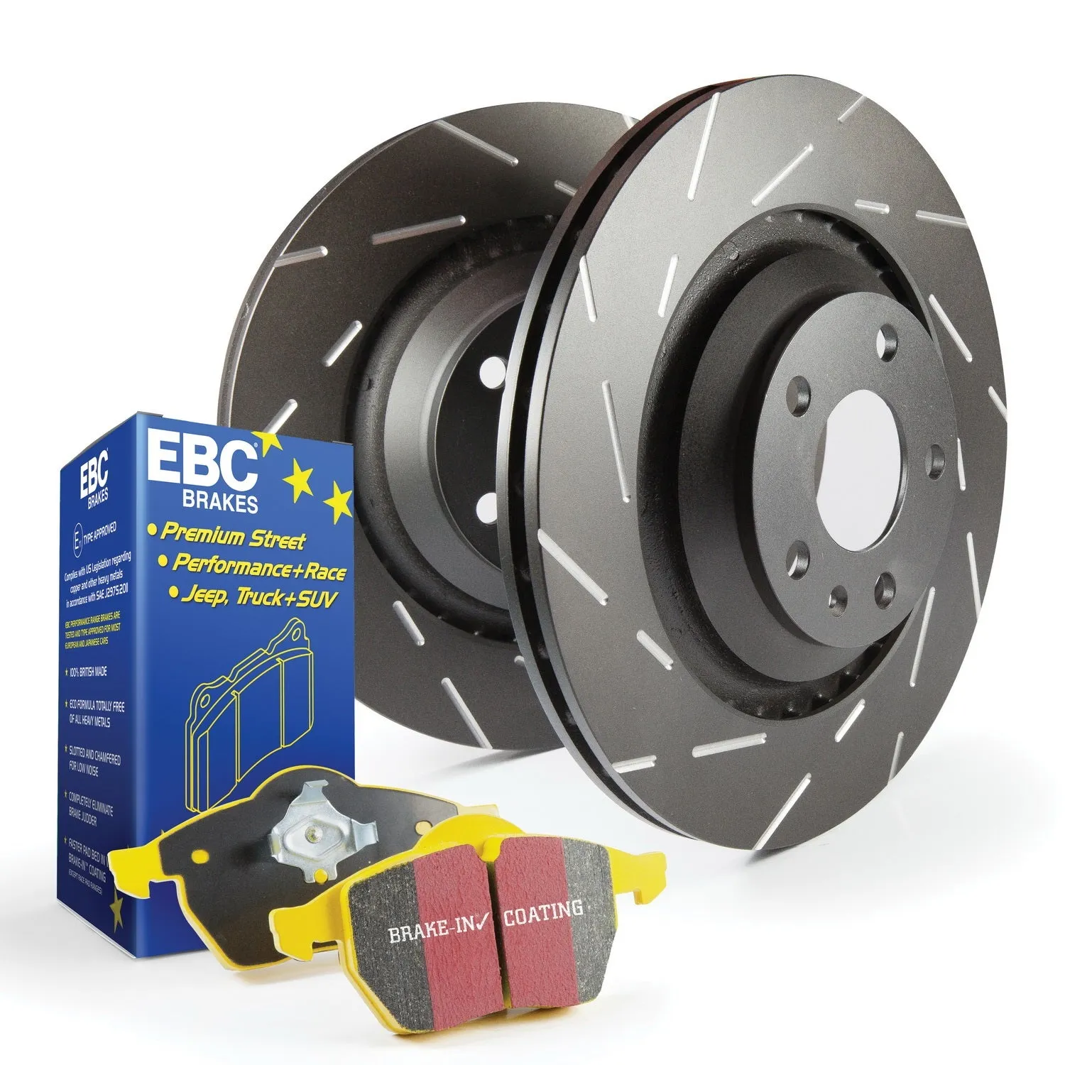 EBC Brakes S9KF1125 S9 Kits Yellowstuff and USR Rotors