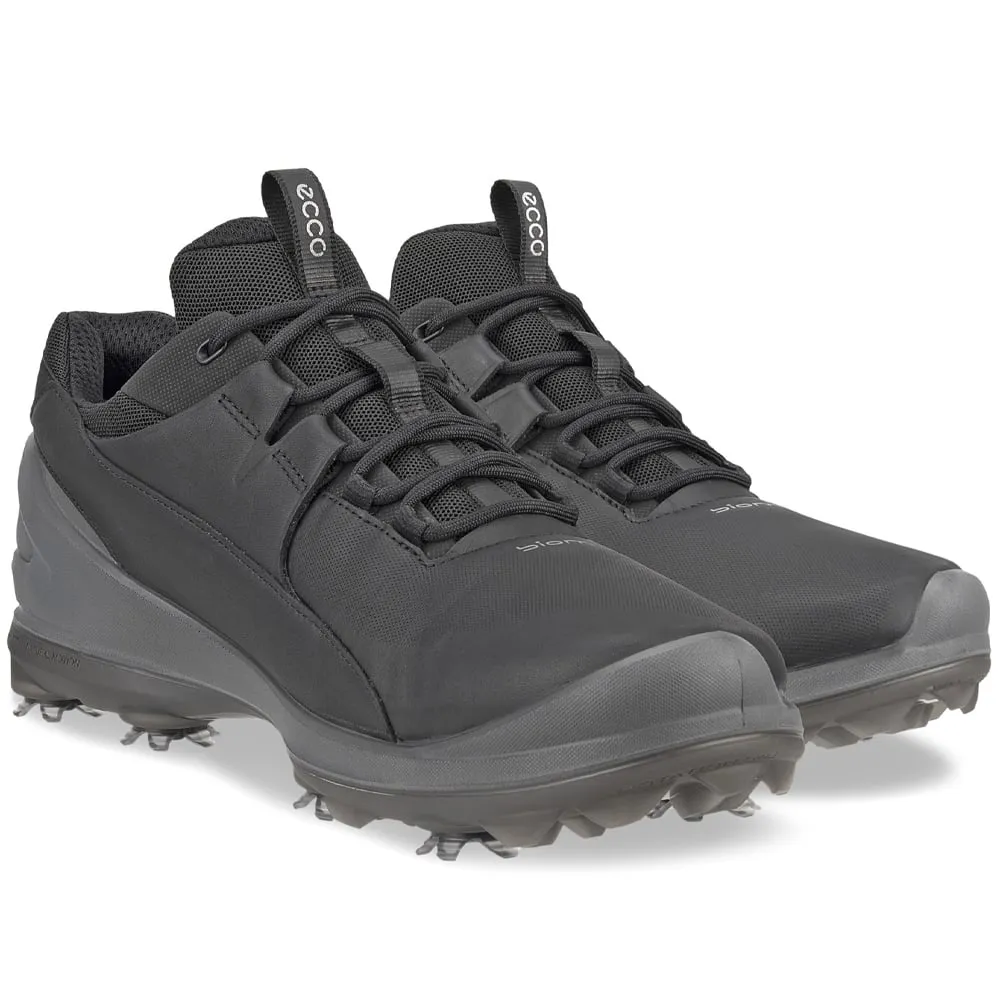 ECCO Biom Tour Gore-Tex Waterproof Spiked Shoes - Black