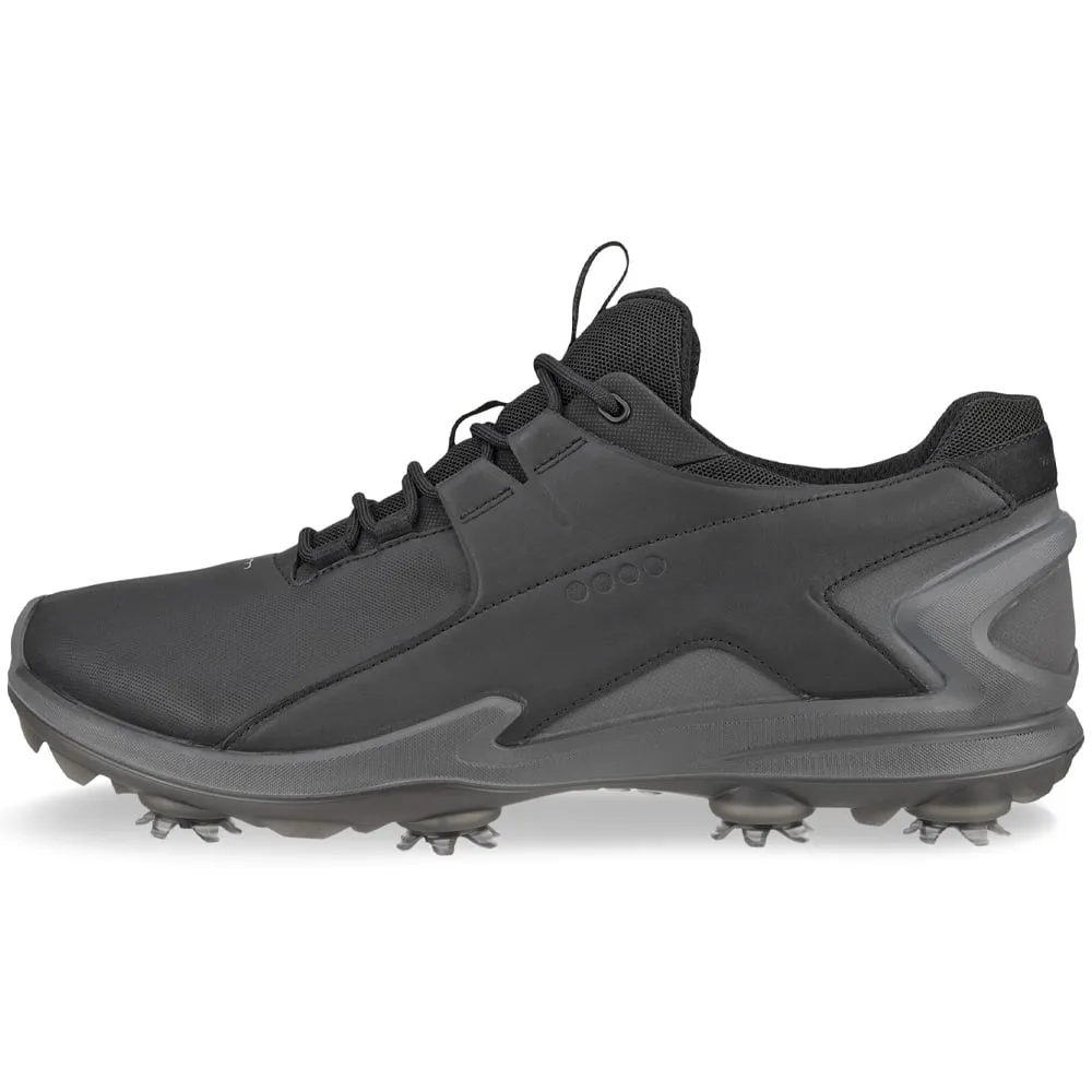 ECCO Biom Tour Gore-Tex Waterproof Spiked Shoes - Black