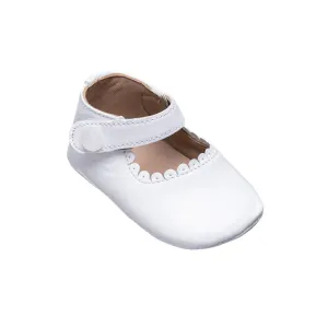 Elephantito White Scallop MJ Cribshoe