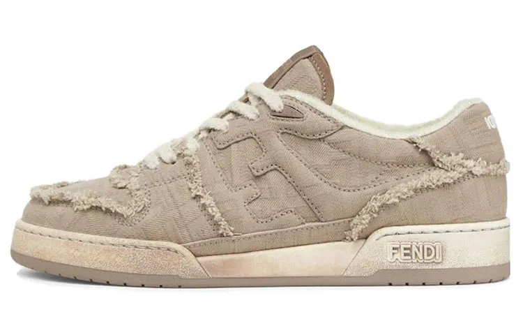 Fendi Match Skate sneakers, dark beige