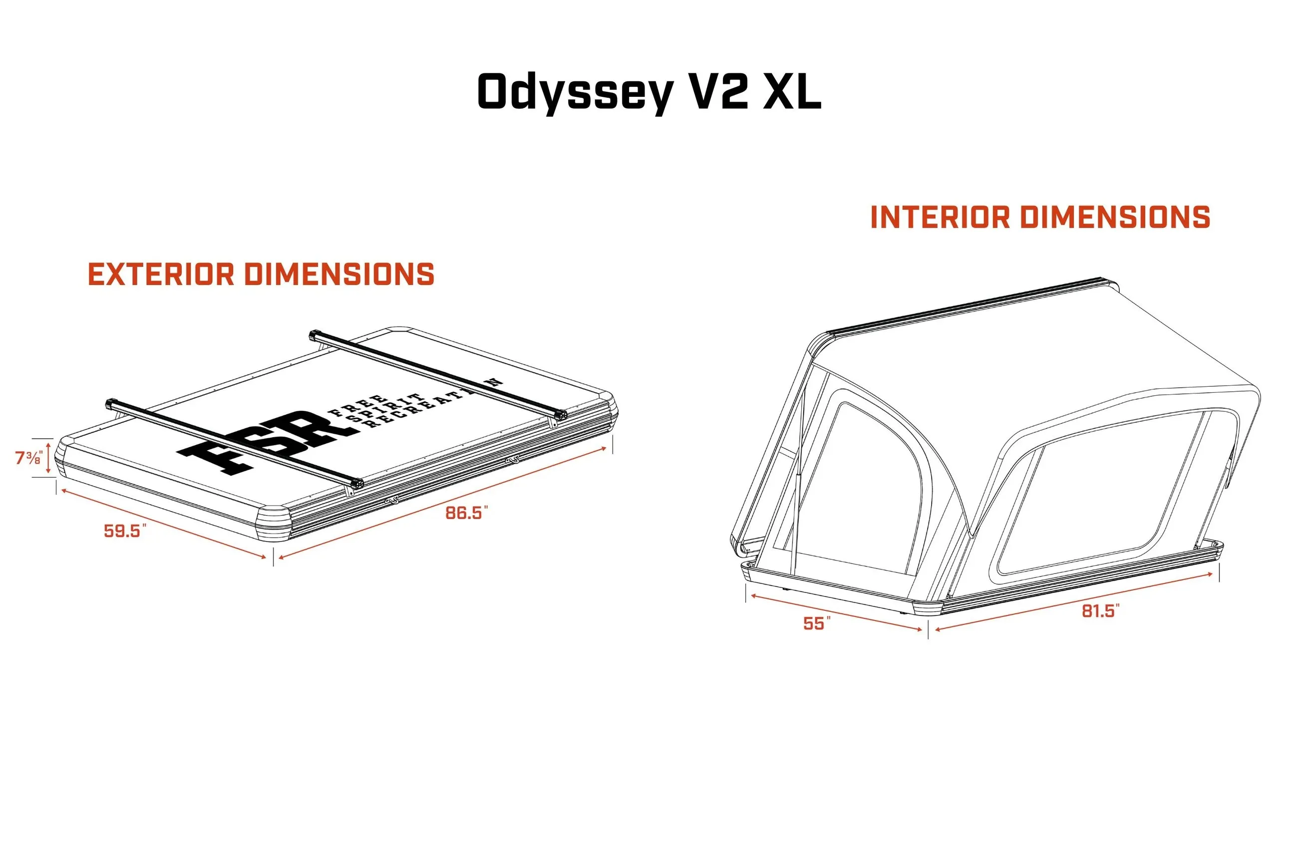 FSR Odyssey XL V2 Rooftop Tent