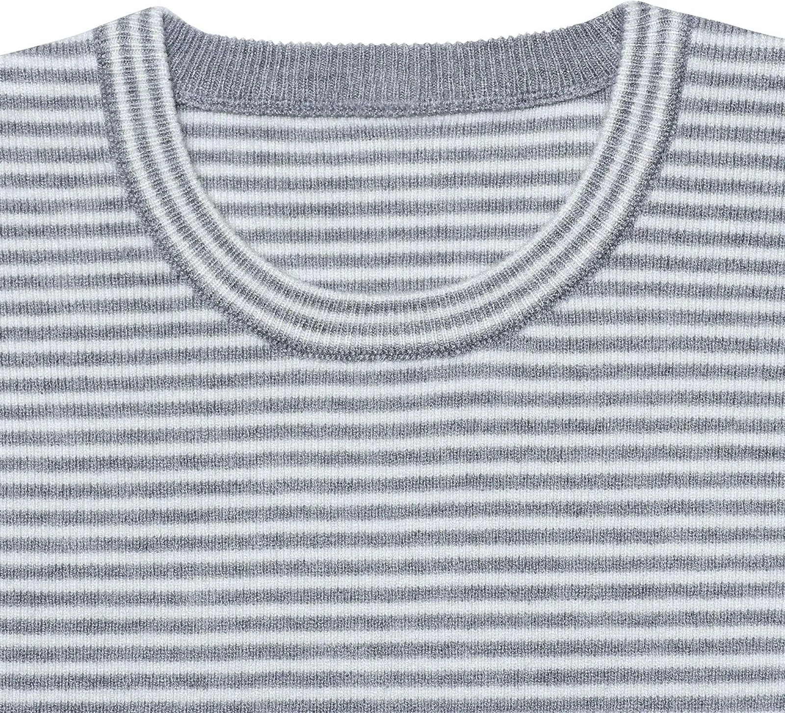 Gerber Baby Boys Striped Sweater with Pocket Gray Heather 24M