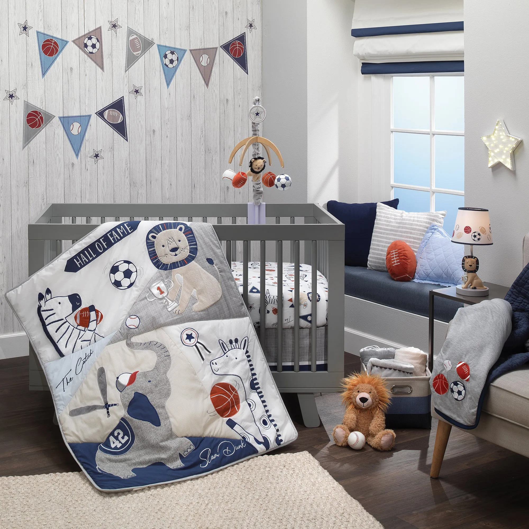 Hall of Fame 5-Piece Crib Bedding Set