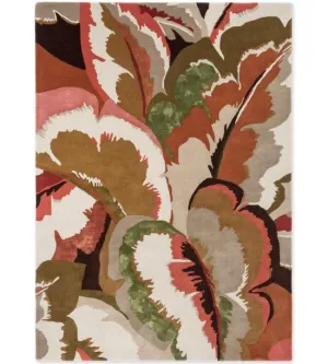 Harlequin Calathea Rug Amber/Brazilian Rosewood