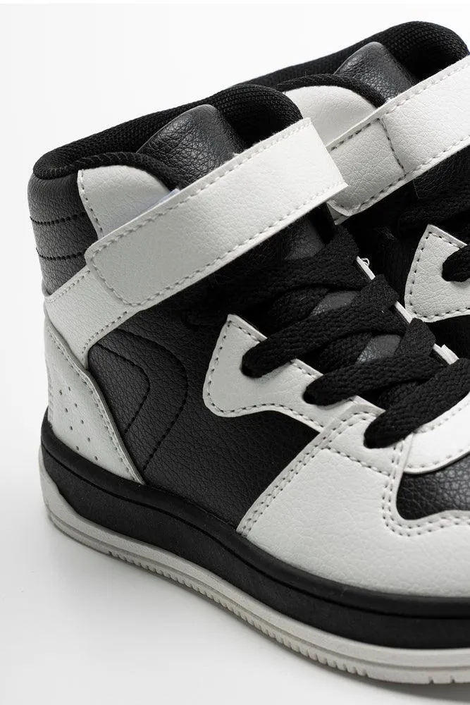 High Top Skate Sneaker Black