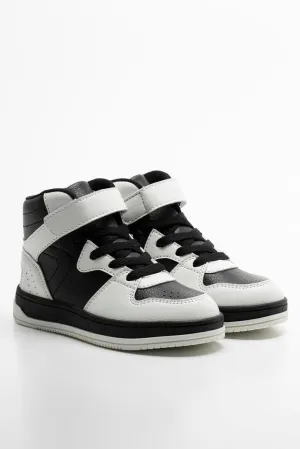 High Top Skate Sneaker Black